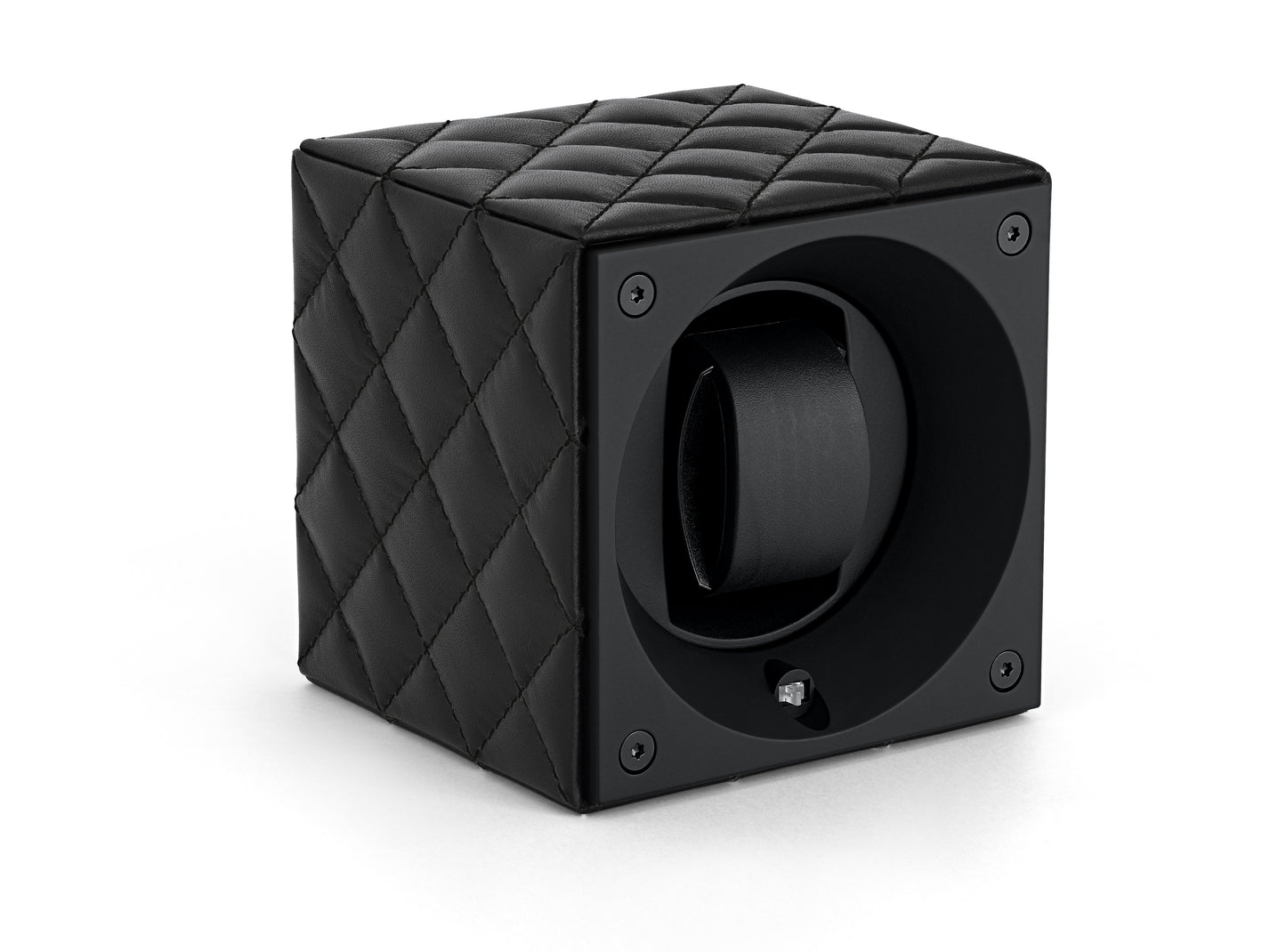 Masterbox Single Black Leather black Matelassé Stitches