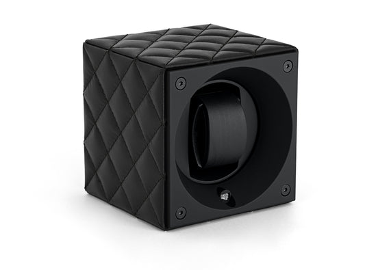 Masterbox Single Black Leather black Matelassé Stitches