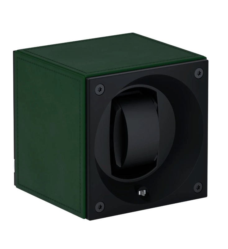 Masterbox Single Green Toledo Leather Green Stitches