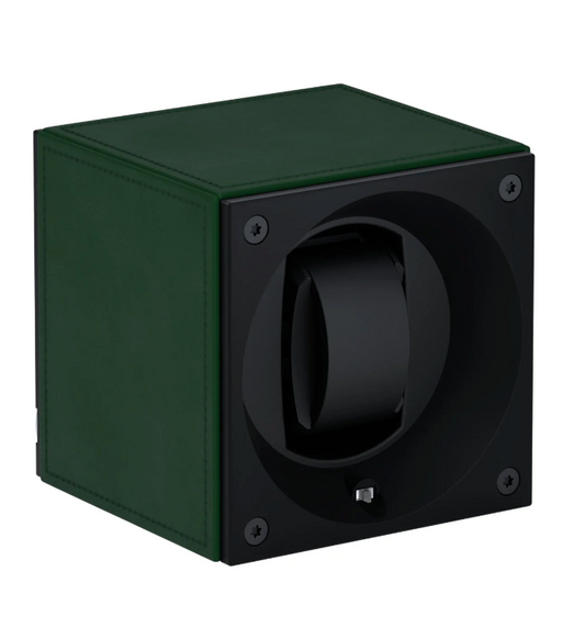 Masterbox Single Green Toledo Leather Green Stitches