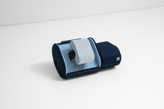 Navy Blue Automatic Watch Carrying Case